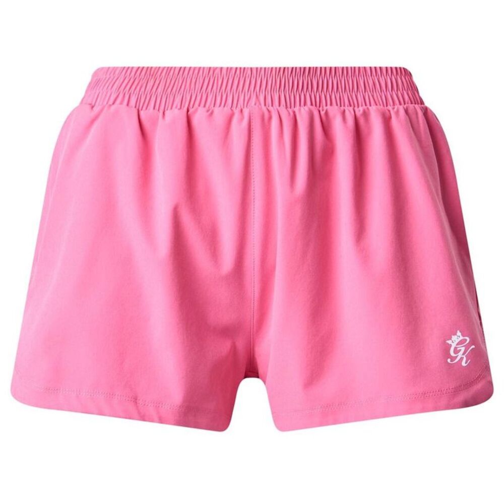Gym King Womens/Ladies 365 Non-Woven Running Shorts / Carnation Pink